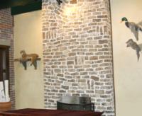 Handmade Clinker Brick Fireplace in Little Rock, AR